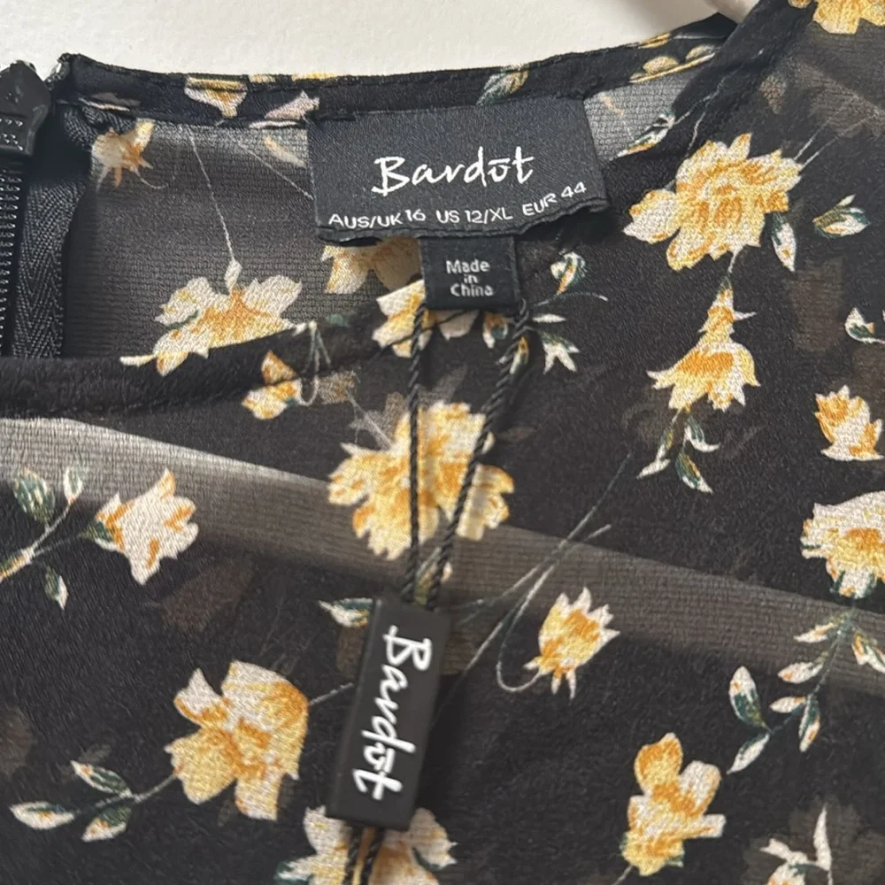 Bardot Poppy Print Mini Dress - New With Tags NWT! - Picture 5 of 12
